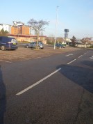 Un tranquillo parcheggio gallese